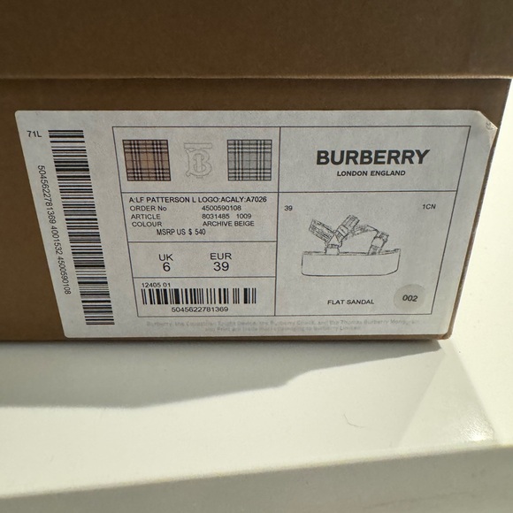 Burberry Platform stripe sandal - Picture 7 of 7